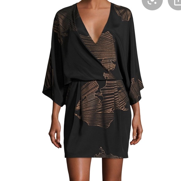 halston heritage kimono dress
